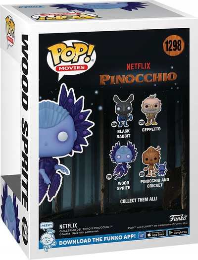 Figurë koleksionuese Funko POP Movies Pinocchio Wood Sprite, vinyl, shumëngjyrëshe