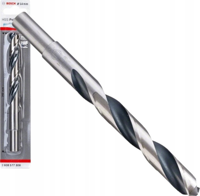Спирално сврдло за метал Bosch HSS PointTeQ 14mm, намален држач, метал