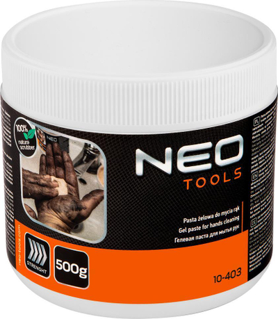 Xhel pastrimi për duar Neo Tools, për njolla t’forta, 500 g