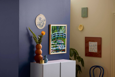 Set LEGO Art Claude Monet 31220, tablo murale dekorative, shumëngjyrësh