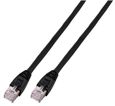 Kabllo rrjeti EFB Elektronik RJ45 Patch Cable, Cat.6, 10m, i zi