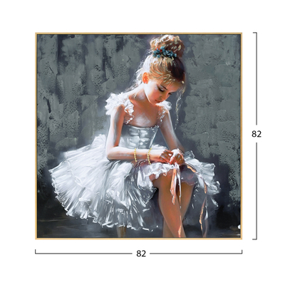 Pikturë muri Onnanoko 82x4,5x82Hcm (HM4568), zezë