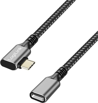 Kабел USB C LogiLink CUA0112, USB 3.2 Gen 1, 2m, црн