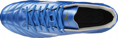 Këpucë futbolli Mizuno Monarcida Neo III Pro për bar natyral, Electric Blue