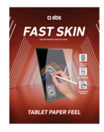 Film mbrojtës për tablet Sbs Fast Skin Paper Feel, ndjesi si letër, antirefleks, transparent