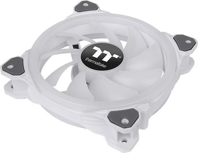 Ventilator PC Thermaltake Riing Trio 12 RGB, 120mm, PWM, i bardhë