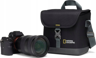 Çantë foto National Geographic NG E2 2360 Small për DSLR, me ndarje që lëvizin, e zezë