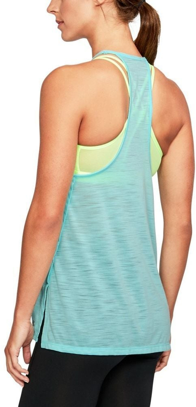 Спортска маица Under Armour Threadborne Fashion Tank за жени, големина XS, сина