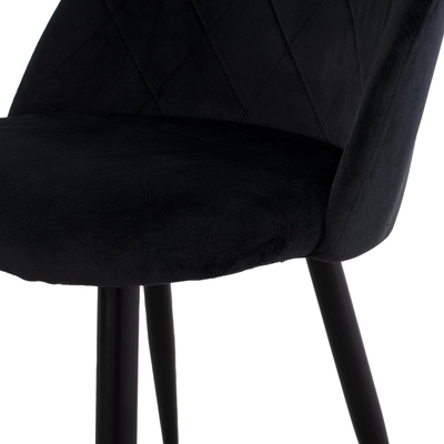Karrige Oded velvet + këmbë metal 45×52×77 cm (HM8731.14)
