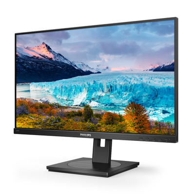 Monitor Philips S Line, 23.8", 1920 x 1080, Full HD, 75 Hz, i zi