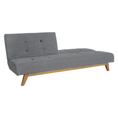 Divan-Shtrat 3 ulëse, 184×78×75 cm (HM3012), gri
