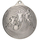 Medalje futbolli Victoria Sport Metal Medal Soccer 70mm, çelik, argjend