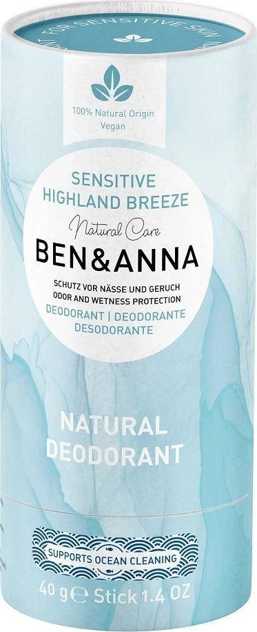 Deodorant solid Ben &amp; Anna Sensitive Highland Breeze, 40g