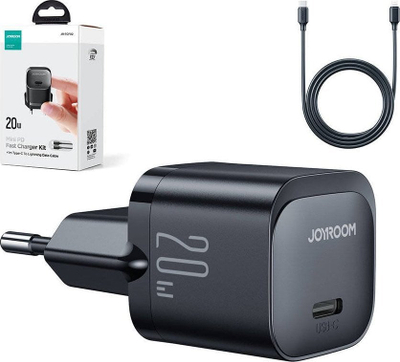 Karikues telefoni Joyroom JR TCF02, 20W PD, USB C, me kabllo 1m, i zi