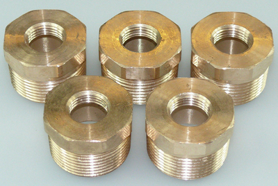 Kopël zvogëluese Banyo Type 3241, 2" x 3/4", bronz i kuq