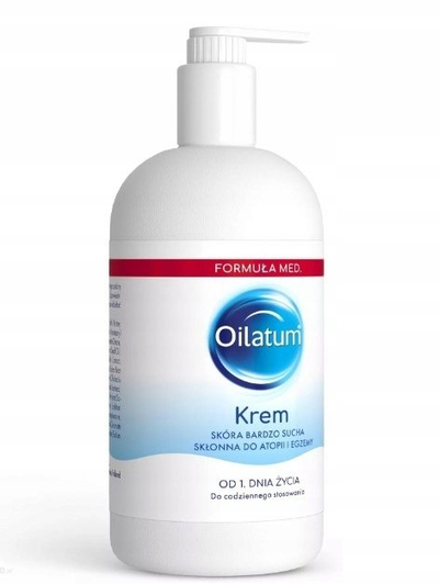 Krem trupi Oilatum Formula Med, për lëkurë shumë të thatë dhe atopike, 300ml, i bardhë