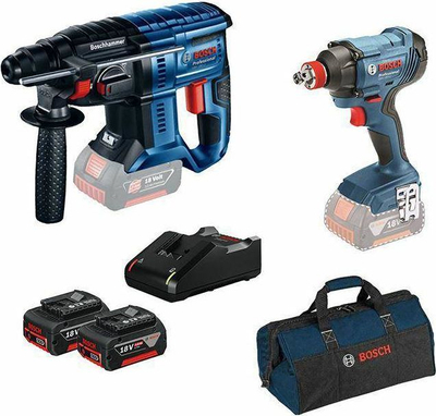 Set veglash me rrymë Bosch 0615990M30, 6 pjesë, 18V