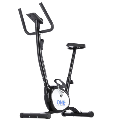 Biçikletë stacionare One Fitness RW3011, rezistencë mekanike, kompjuter trajnimi, e zezë
