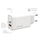 Adapter rryme 4smarts VoltPlug, 45W, me 2 porta USB e USB-C, i bardhë