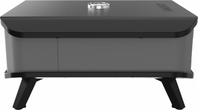 Furrë pice me gaz Cozze Pizza Oven 13", gur kordieriti 34 cm, e zezë