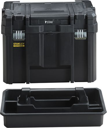 Kuti veglash Stanley FatMax TSTAK FMST1-75796, kapacitet 10kg, dorezë metalike, e verdhë