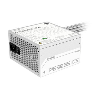 Burim energjie Gigabyte P650SS Ice 650W, 80 Plus, i bardhë