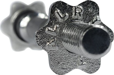 Kapëse shufre peshe 27.2mm, çelik i kromuar, ngjyrë argjendtë