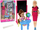 Set kukullash Leantoys Teacher Doll With Student, mësuese dhe nxënëse, me aksesorë, rozë