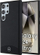 Kapak telefoni Mercedes Benz Leather Fluted Star, për Galaxy S24 Ultra, lëkurë, i zi