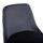 Set karrige bari Serenity HM8519.01, kadife, kornizë metalike, gri