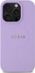 Mbulesë telefoni Guess Saffiano MagSafe, për iPhone 16 Pro 6.3", hardcase, vjollcë e çelët