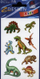 Ngjitëse letre ZDesign Dinosaurs, set dekorativ, shumëngjyrëshe