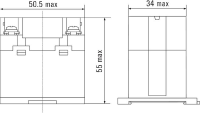 Relé lidhëse Weidmüller PWR173615L, 115V AC, 30A 1 NO, set 10 copë