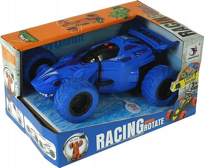 Makina lodër Adar Spinning Car, me drita e tinguj, për kalamaj 3+, blu