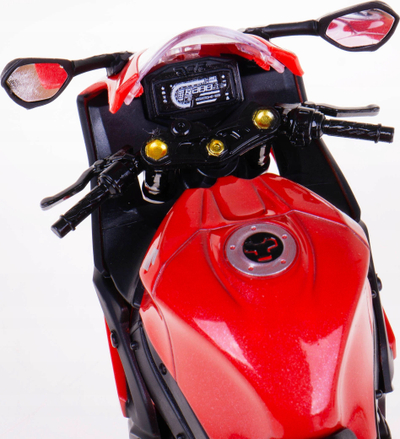 Model motorri Daff RMZ Suzuki GSX R1000R, shkallë 1:12, i kuq