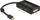 Përshtatës Delock, DisplayPort Mini - DisplayPort - HDMI - DVI-D, e zezë