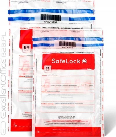 Zarfë sigurie Emerson Security B5, transparentë, 100 copë
