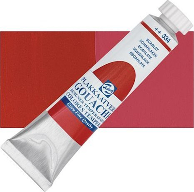 Bojë guashë Talens Gouache 334, 20 ml, e kuqe skarlat