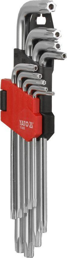 Set çelësa Yato T10-T50 (YT-0511), në formë L, 9 copë