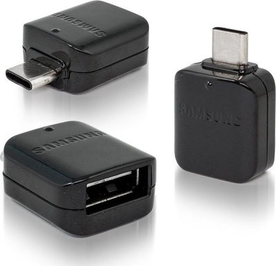Adapter USB Samsung GH98-41289A, USB C në USB A, OTG, i zi