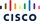 Logo Cisco, grafik shumëngjyrësh, sfond i bardhë