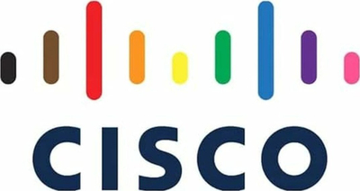 Logo Cisco, grafik shumëngjyrësh, sfond i bardhë