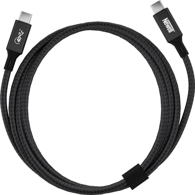 Kabllo Newell USB-C në USB-C 4.0, 1m, 100W, ngjyrë grafit