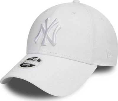 Kapelë bejsbolli New Era 9FORTY MLB New York Yankees, për femra, e bardhë