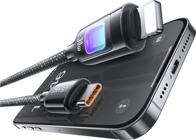 Kабел USB Usams TC Series SJ749, USB C во Lightning, 1.2m, 30W, сива