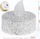 Set qirinj LED Tealight, 6 copë, me bateri, ngjyrë argjendi