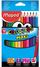 Дрвени боички Maped Colorpeps Maxi Triangular, 12 бои