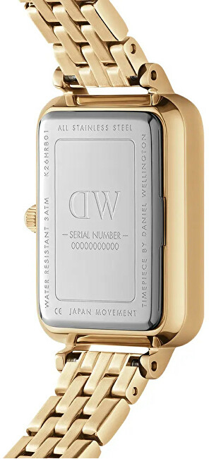 Orë dore Daniel Wellington Quadro 20x26 5-Link DW00100622