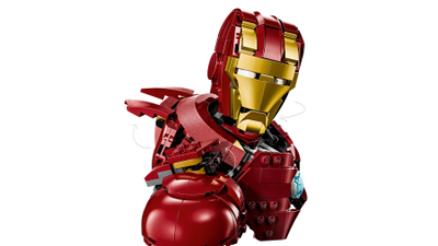 Set LEGO Iron Man Bust 76327, model ekspozues, dekorativ, shumëngjyrësh