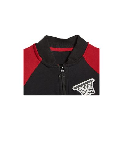 Trenerka set për fëmijë Adidas, e bardhë/e kuqe/e zezë